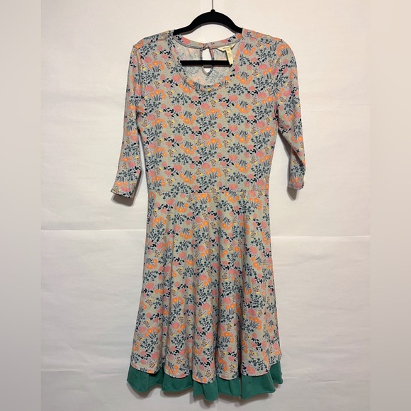 Matilda Jane x Joanna Gaines Down On The Farm Fit And Flare Floral Modest Dress - Picture 4 of 9